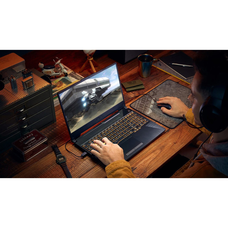 لپ تاپ 15.6 اینچی ایسوس مدل TUF Gaming A15 FA506NCG-HN185-R7 7445HS-16GB DDR5 5600MHz-512GB SSD-RTX3050 4GB-FHD 144Hz