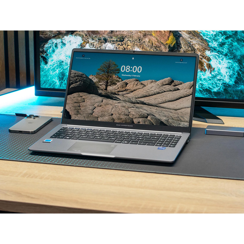 لپ تاپ 15.6 اینچی ایسوس مدل ExpertBook P1 P1503CVA-I78512B9D-i7 13620H-8GB DDR5 4800MHz-512GB SSD-IPS-Fingerprint
