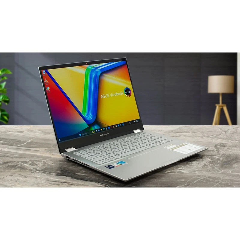 لپ تاپ 14 اینچی ایسوس مدل Vivobook S 14 Flip-TP3402VA-LZ669W-i5 13420H-24GB DDR4 3200MHz-512GB SSD-Touch-Backlit-W - کاستوم شده
