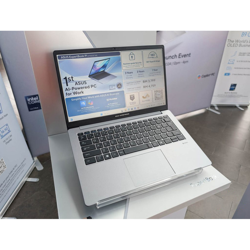 لپ تاپ 14 اینچی ایسوس مدل ExpertBook P1 P1403CVA-I58512B8D-i5 13420H-8GB DDR5-512GB SSD-TN