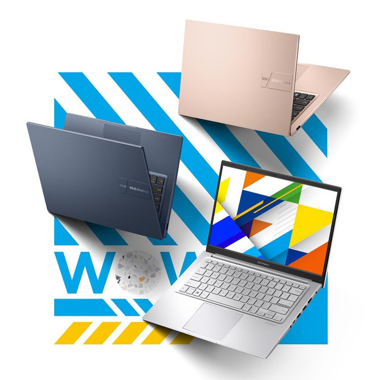 لپ تاپ 14 اینچی ایسوس مدل Vivobook 14 X1404VA-I512256-i5 1334U-12GB DDR4 3200MHz-1TB SSD-TN - کاستوم شده