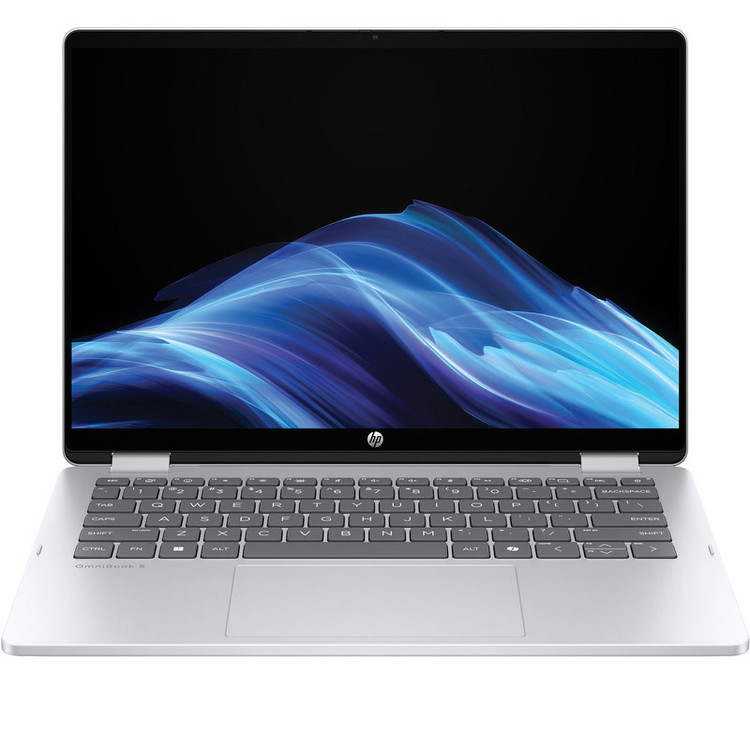 لپ تاپ 14 اینچی اچ پی مدل OmniBook 5 Flip 14-fp0023dx-Core 7 150U-16GB LPDDR5 5200MHz-512GB SSD-Touch-Backlit-W