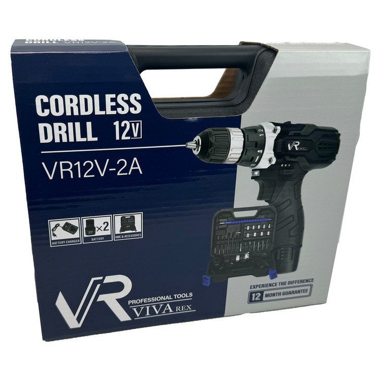 مجموعه 28 عددی دریل پیچ گوشتی شارژی ویوارکس مدل VR12V-2A
