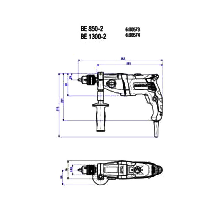دریل چکشی متابو مدل SBEV 1300-2
