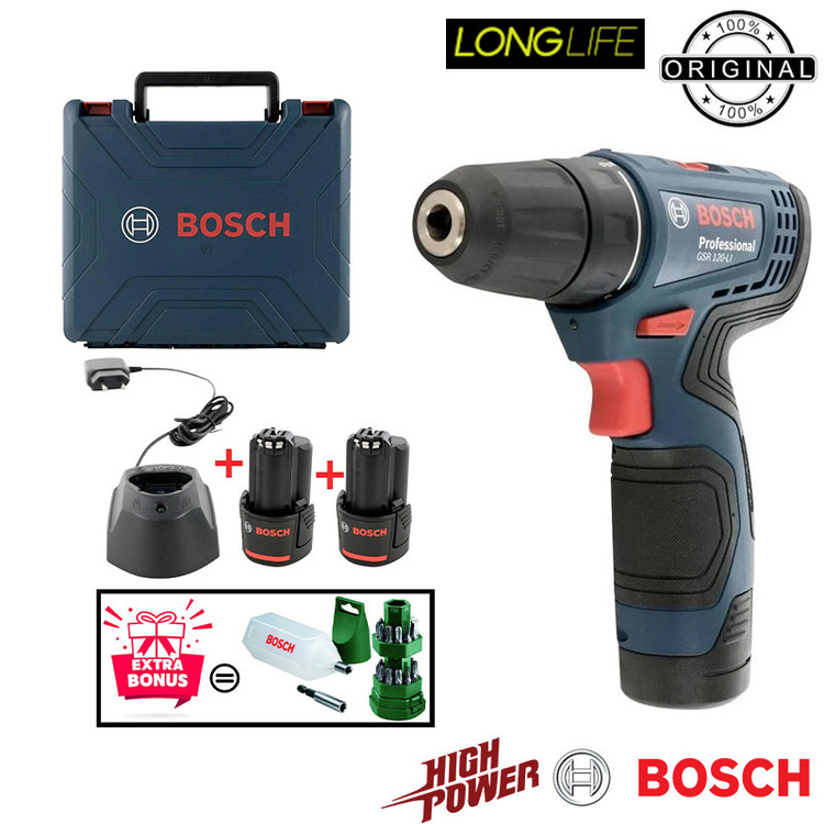 دریل پیچ گوشتی بوش مدل GSB-120 Li Extra
