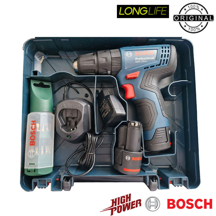 دریل پیچ گوشتی بوش مدل GSB-120 Li Extra