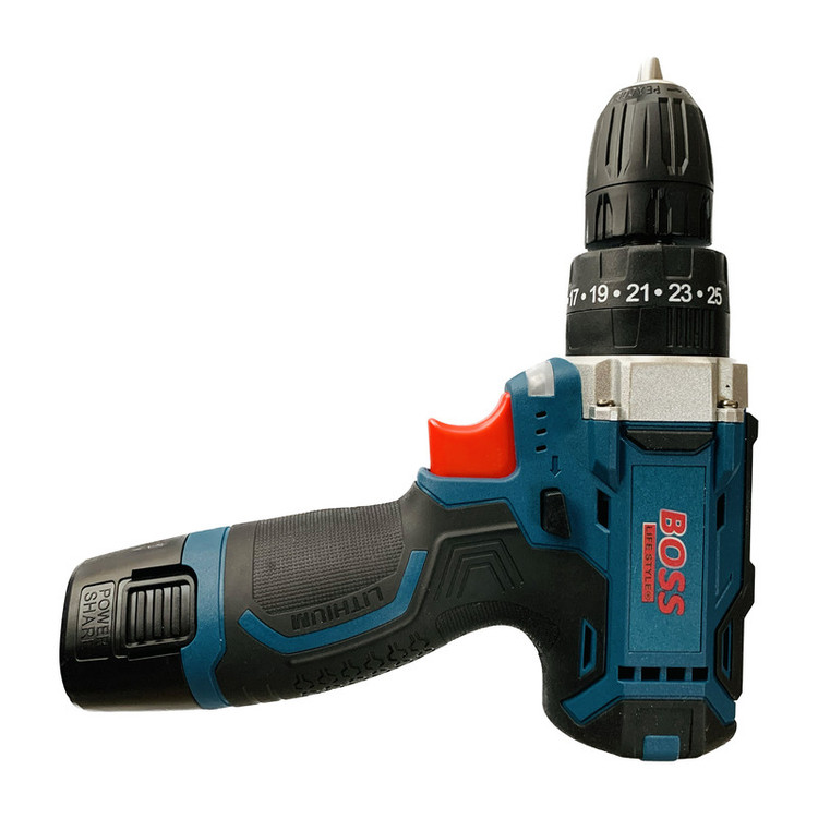مجموعه 20 عددی دریل پیچ بند شارژی باس مدل LIFE-STYLE-18V