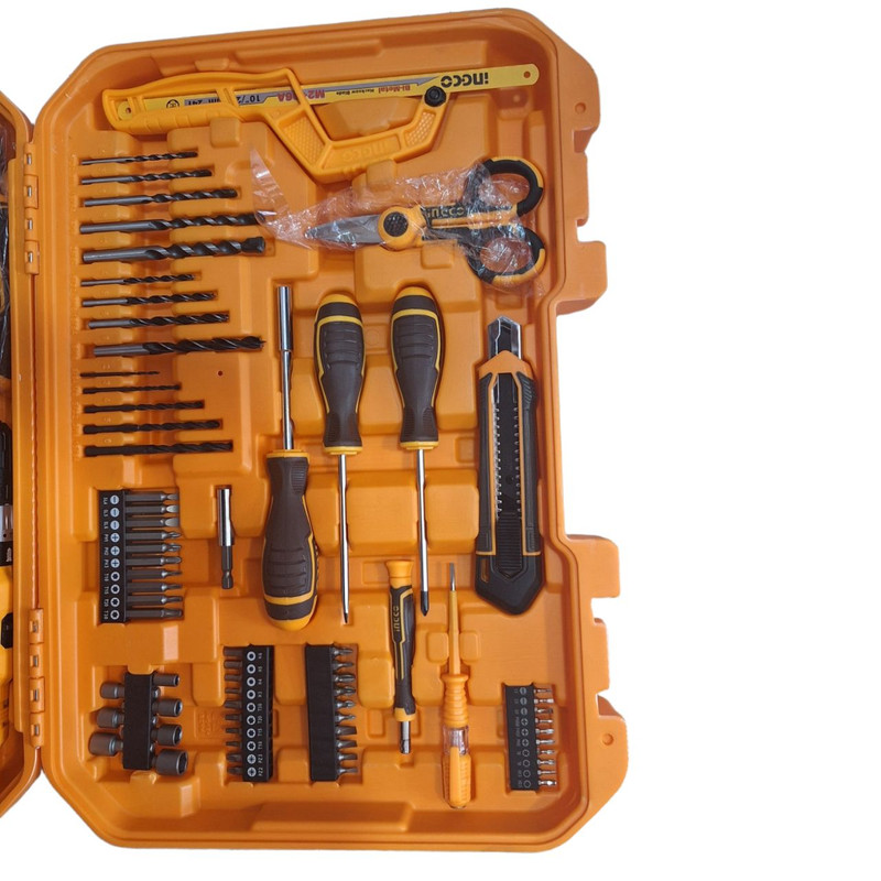 مجموعه ابزار دریل شارژی چکشی سه نظام 10 میلی متر 20 ولت اینکو مدل HKTHP11651