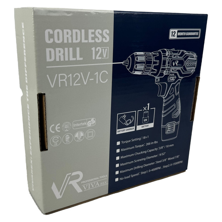 دریل پیچ گوشتی شارژی ویوارکس مدل VR12V-1C