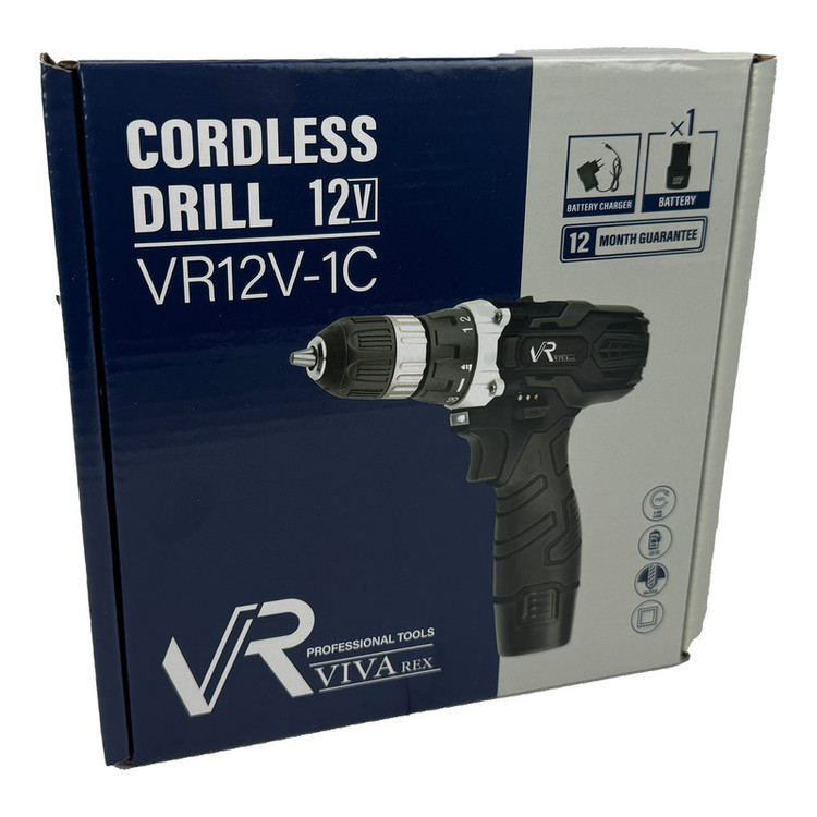 دریل پیچ گوشتی شارژی ویوارکس مدل VR12V-1C