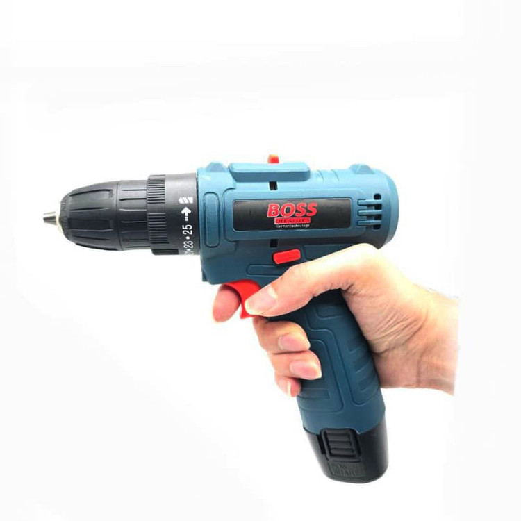 مجموعه 26 عددی دریل پیچ گوشتی سه نظام خودکار 18ولت باس مدل BS-18V-2BK