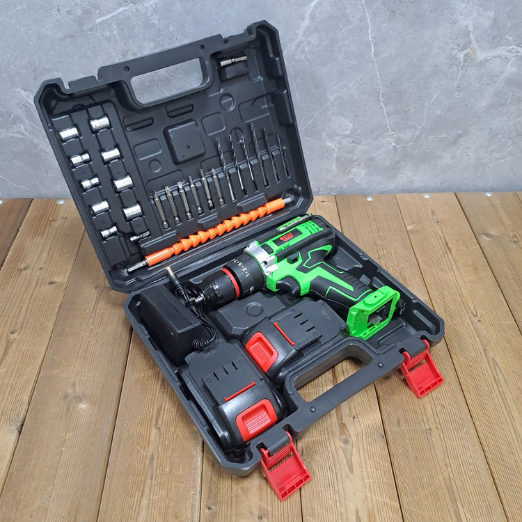 مجموعه 29 عددی دریل چکشی شارژی باس مدل 36VF MAX /LI _ ION کد2