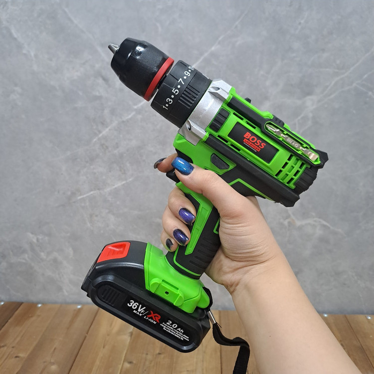 مجموعه 29 عددی دریل چکشی شارژی باس مدل 36VF MAX /LI _ ION کد2