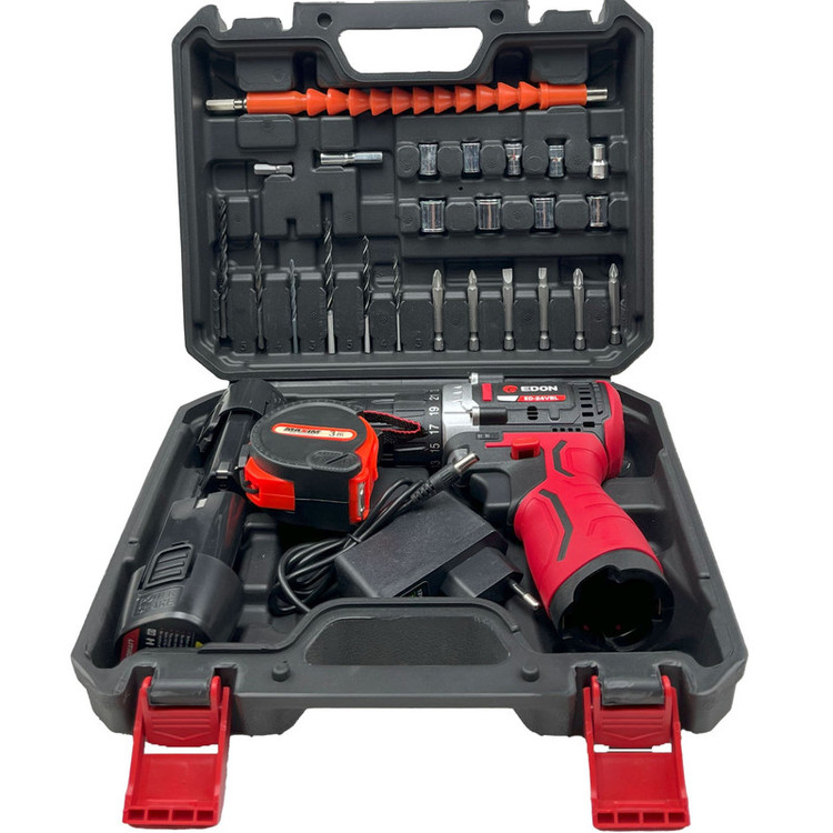 دریل پیچ گوشتی ادون مدل ED-24V مجموعه 32 عددی