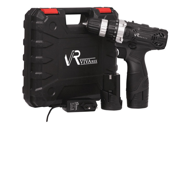 مجموعه 30عددی دریل پیچ گوشتی شارژی ویوارکس مدل VR12V-2A
