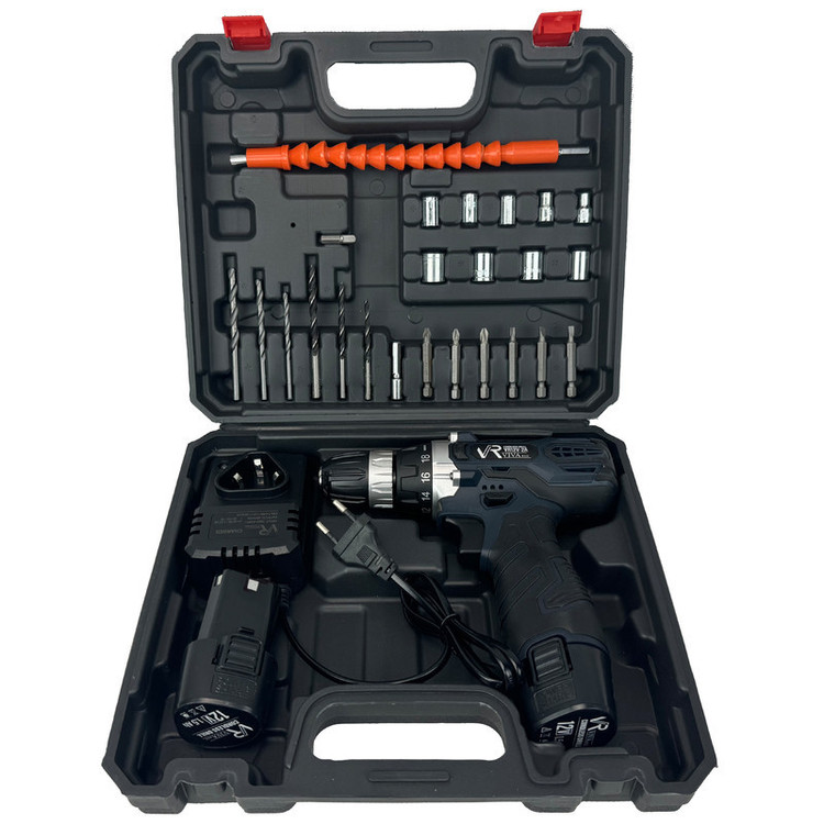 مجموعه 30عددی دریل پیچ گوشتی شارژی ویوارکس مدل VR12V-2A