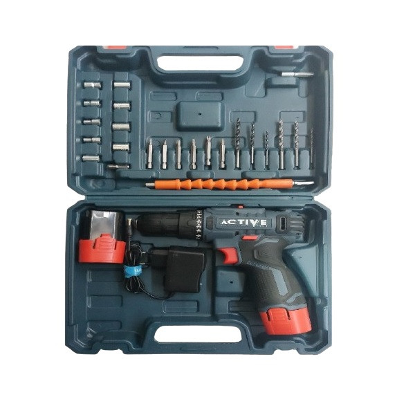 دریل شارژی 10 میلی متری 12 ولت اکتیو تولز مدل AC-3512BR