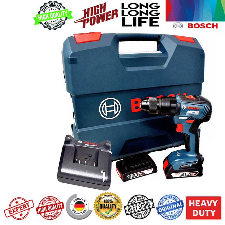 دریل شارژی چکشی بوش مدل بدون ذغال GSB 18V-50 EC