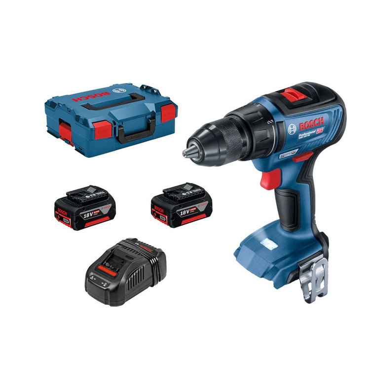 دریل پیچ گوشتی شارژی چکشی بوش مدل فوق هوشمند GSB 18V-50 Brushless Professional