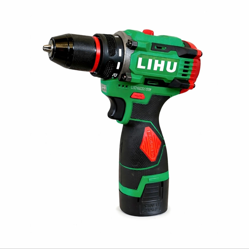 دریل شارژی براشلس  10 میلی متری 16.8ولت لیهو مدل B2000V16.8