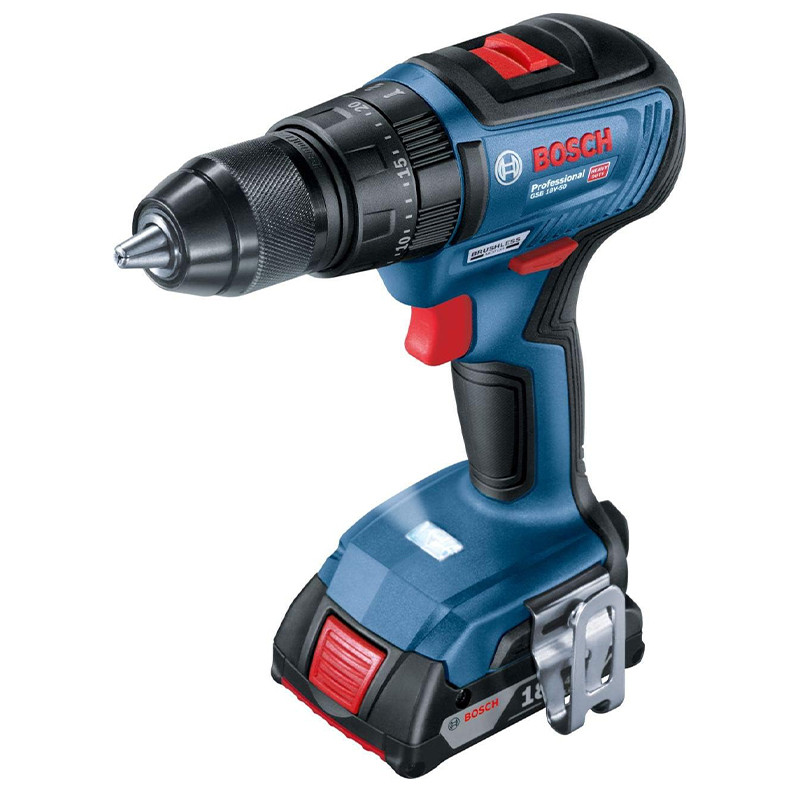 دریل چکشی شارژی بوش مدل سه حالته GSB 18V-50 2Extra