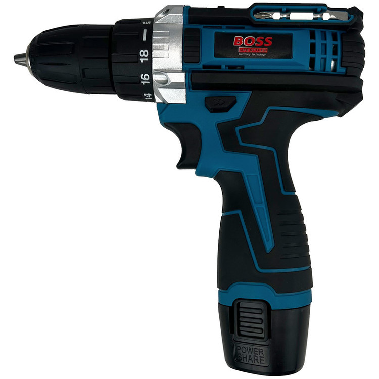مجموعه 30 عددی دریل پیچ گوشتی شارژی باس مدل BOSS-18V