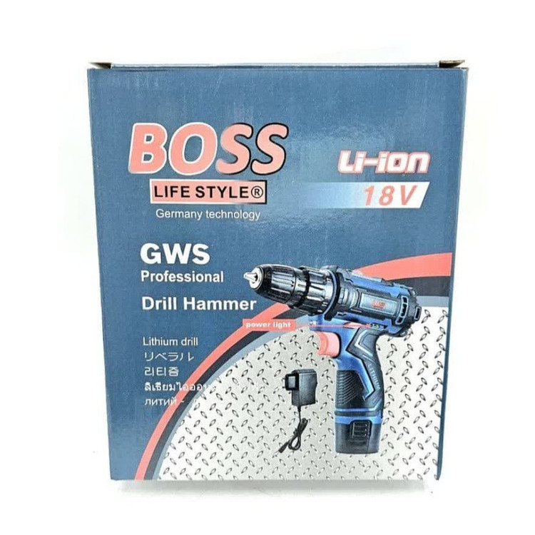 دریل شارژی پیچ گوشتی باس مدل 18V-bs