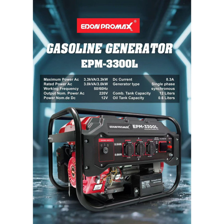 موتور برق بنزینی 7 اسب بخار ادون مدل EPM-3300L
