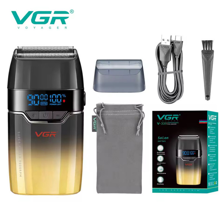 ماشین اصلاح موی سر و صورت شارژی وی جی ار مدل V-308