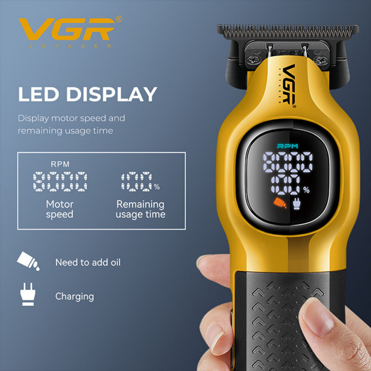 ماشین اصلاح موی سر و صورت شارژی وی جی ار مدل V-886T