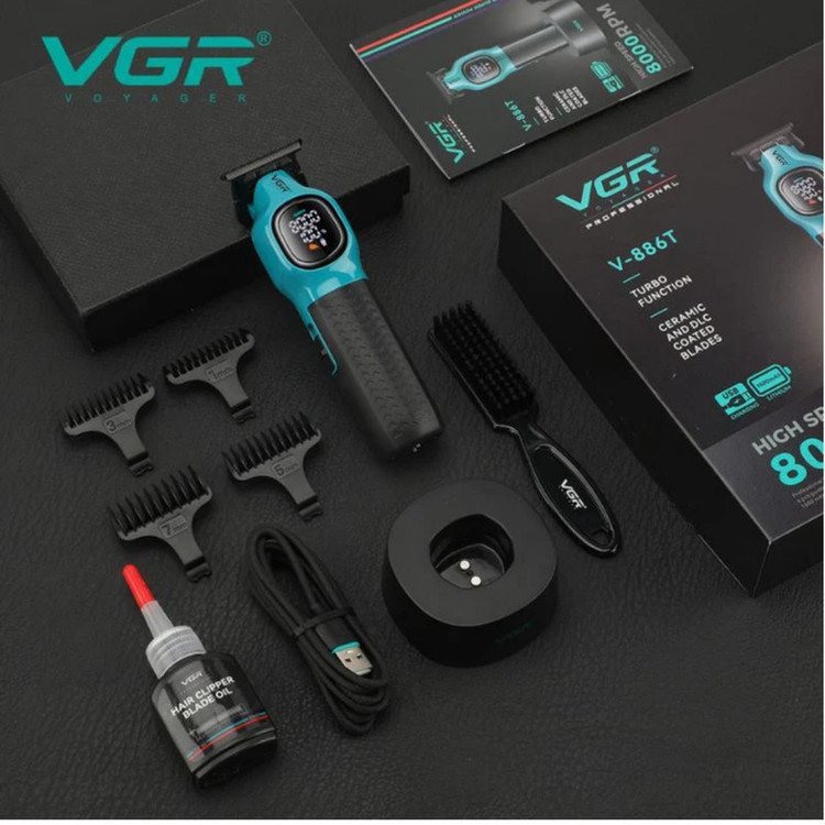 ماشین اصلاح موی سر و صورت شارژی وی جی ار مدل V-886T
