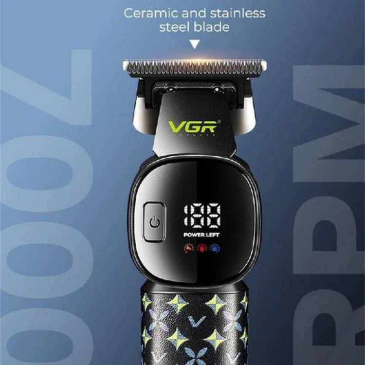 ماشین اصلاح موی سر و صورت شارژی وی جی ار مدل V-185