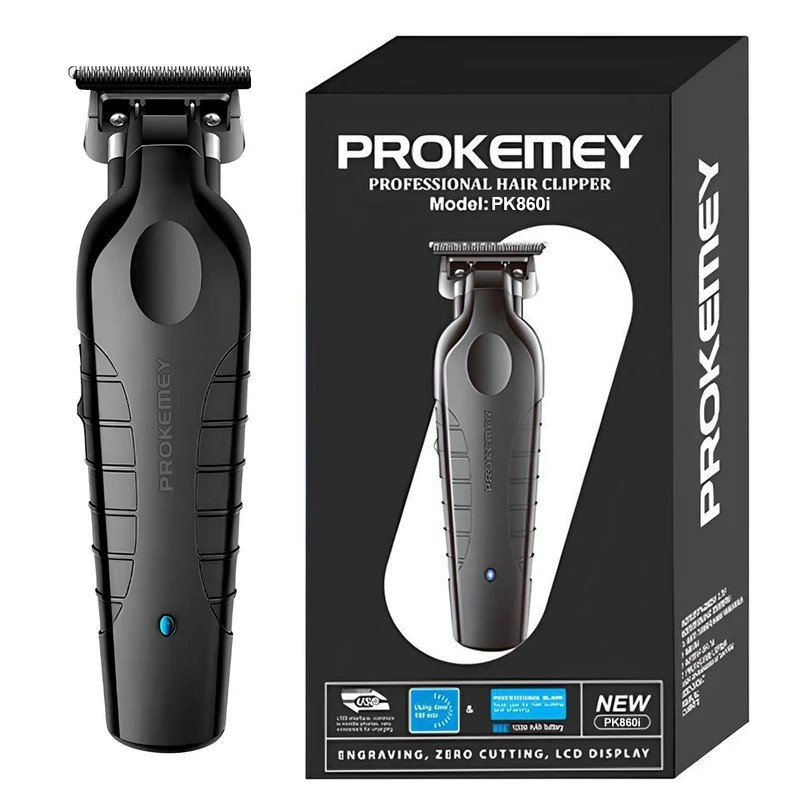 ماشین اصلاح موی سر و صورت شارژی پروکمی مدل Trimmer-86OᎥ