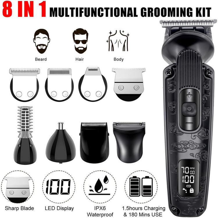 ماشین اصلاح موی سر و صورت هاتکر مدل HT-6188