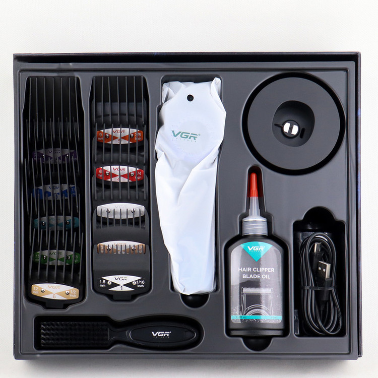 ماشین اصلاح موی سر و صورت شارژی وی جی ار مدل V-001