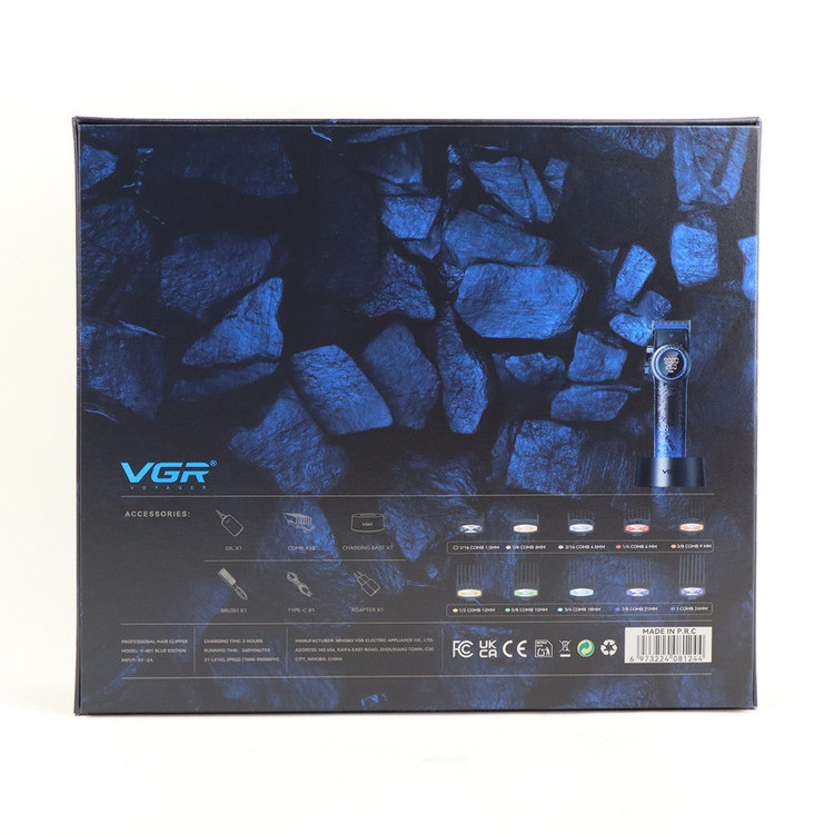 ماشین اصلاح موی سر و صورت شارژی وی جی ار مدل V-001