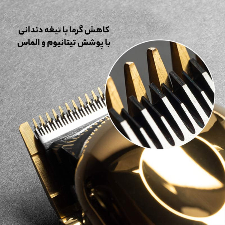ماشین اصلاح موی سر و صورت وال پروفشنال مدل Cordless Magic Clip 8148