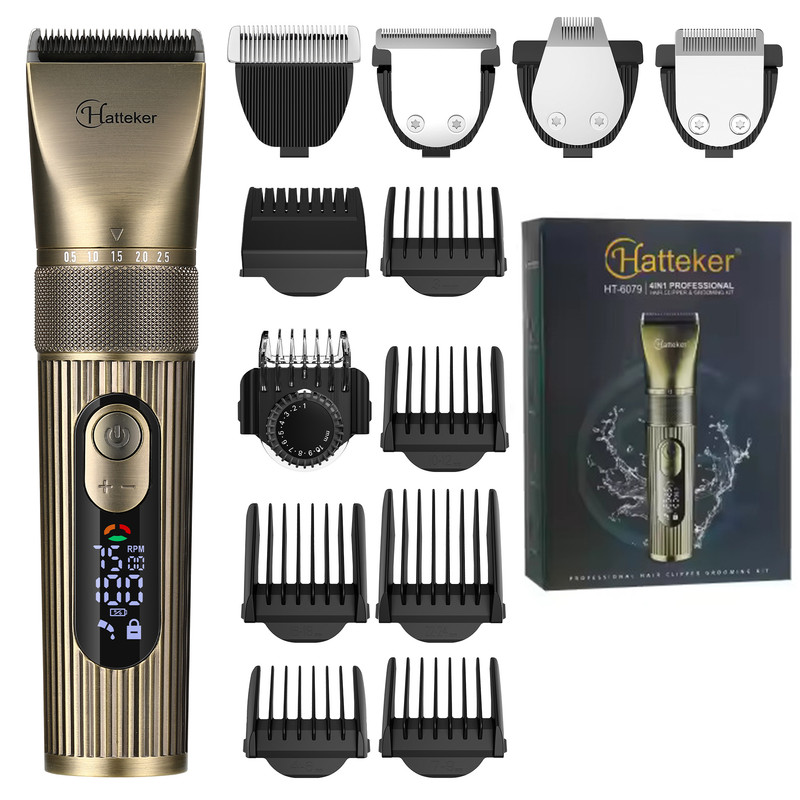 ماشین اصلاح موی سر و صورت شارژی هاتکر مدل HT-6079