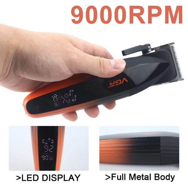 ماشین اصلاح موی سر و صورت شارژی وی جی ار مدل V-889C