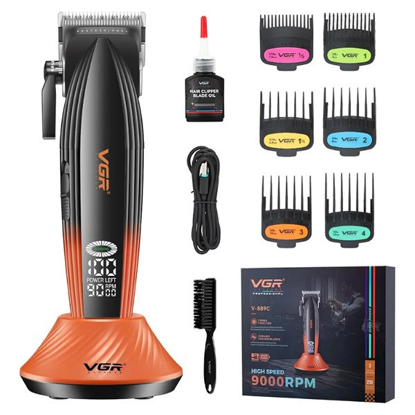 ماشین اصلاح موی سر و صورت شارژی وی جی ار مدل V-889C