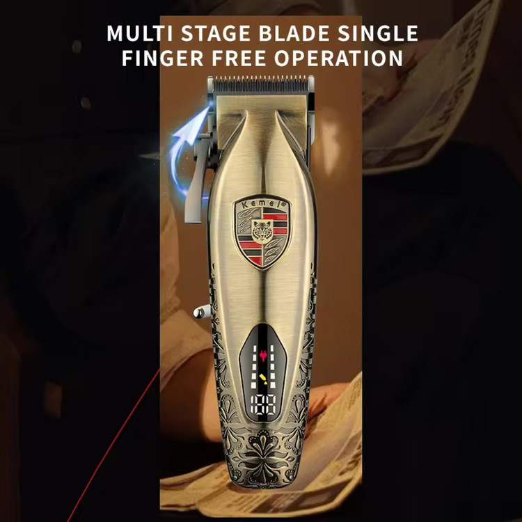 ماشین اصلاح موی سر و صورت کیمی مدل km-2365 مجموعه 2عددی