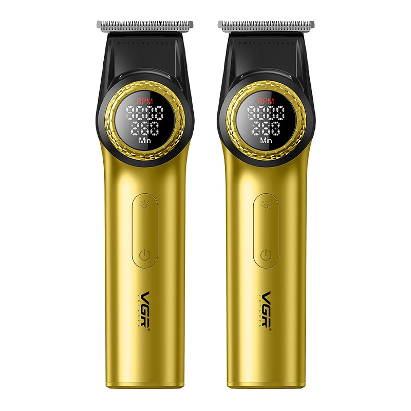 ماشین اصلاح موی سر و صورت شارژی وی جی ار مدل V-977 بسته دو عددی