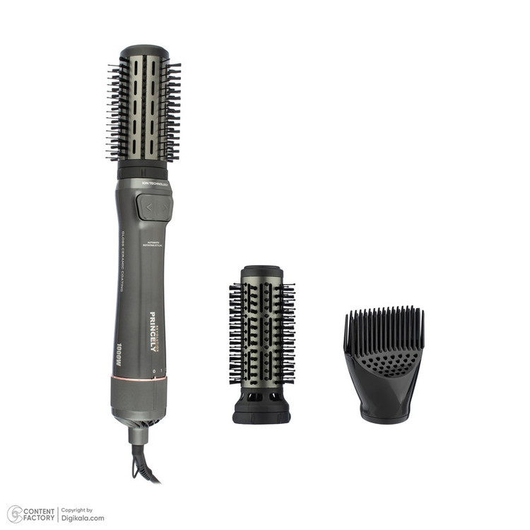 سشوار برس دار چرخشی پرنسلی مدل PR312AT