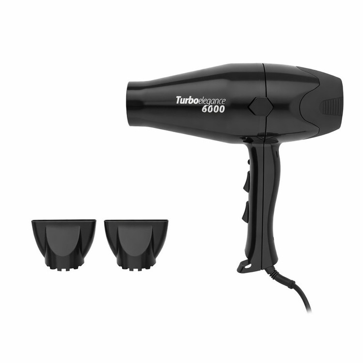 سشوار حرفهای 2500 وات تکنو درای مدل Turbo Elegance 6000
