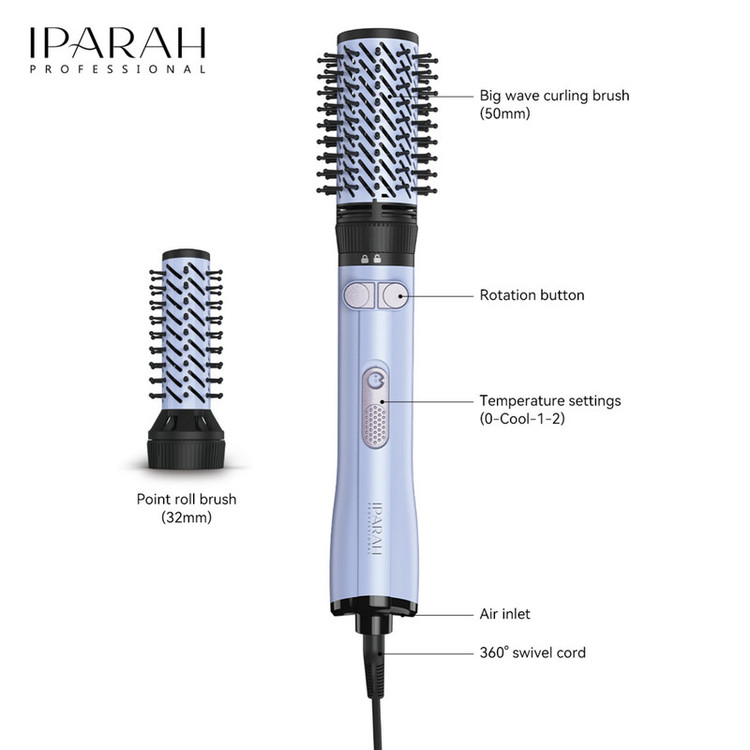 سشوار برسدار چرخشی 1200 وات ای پاراه مدل P-269 2in1