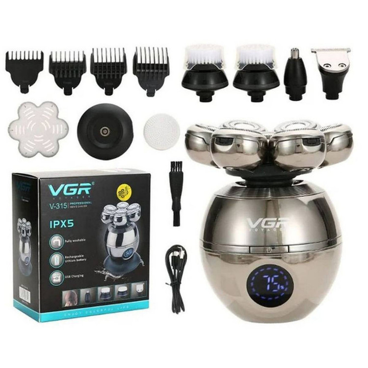 ماشین اصلاح موی صورت شارژی وی جی ار مدل V-315