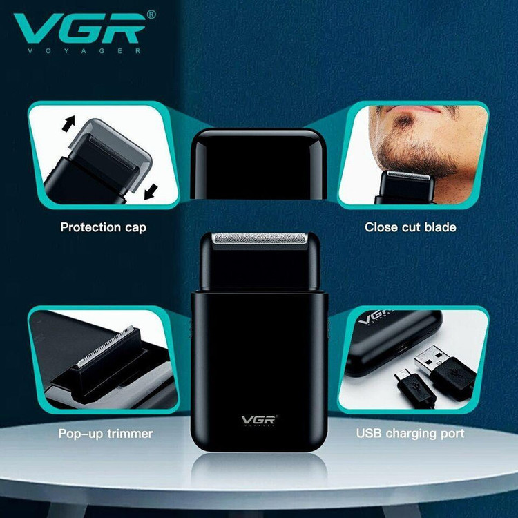 ماشین اصلاح موی صورت وی جی ار مدل v-390