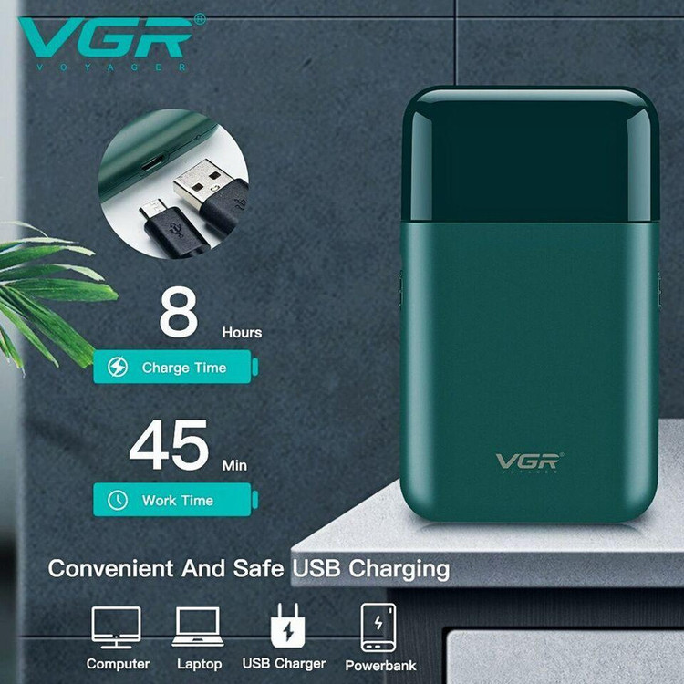 ماشین اصلاح موی صورت وی جی ار مدل v-390