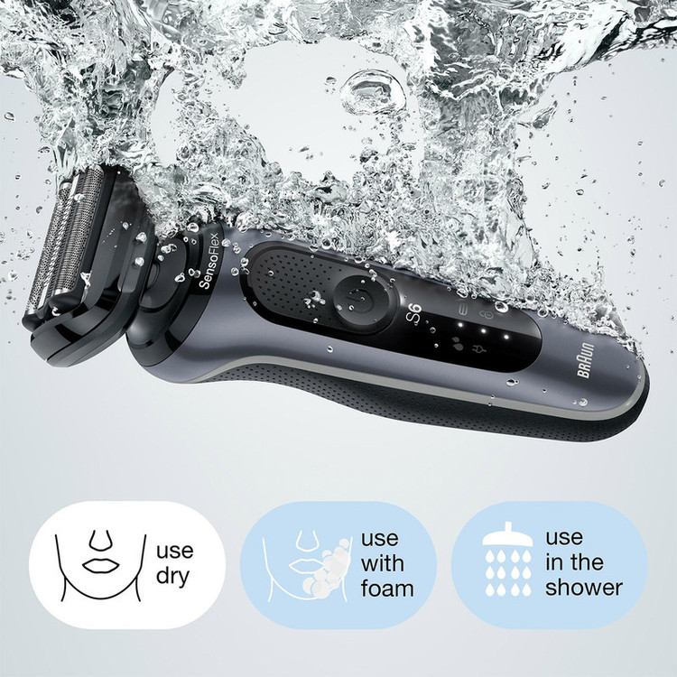 ماشین اصلاح موی صورت شارژی براون مدل series6 61N1000s