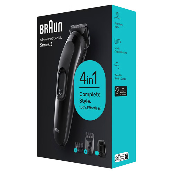 ماشین اصلاح موی سر و صورت شارژی براون مدل SK3400